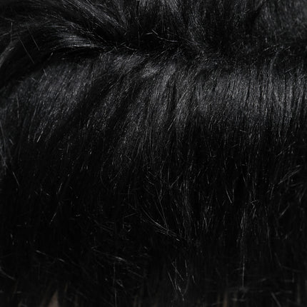 Dolce & Gabbana Black Faux Fur Bucket Hat