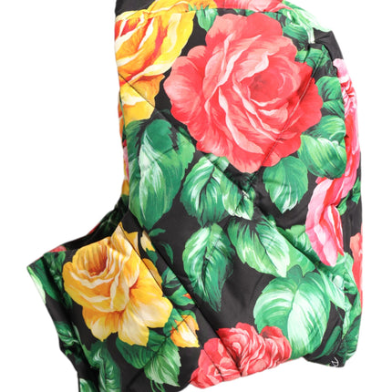 Dolce & Gabbana Multicolor Floral Print Whole Head Wrap Hat