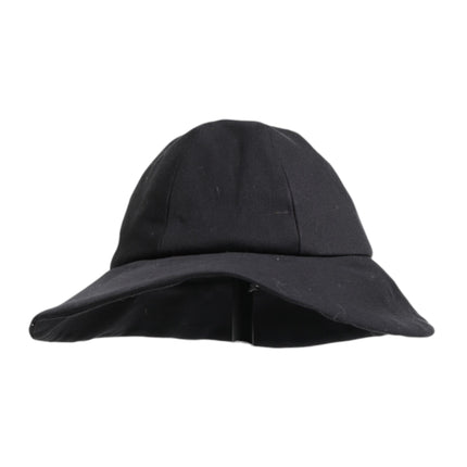 Dolce & Gabbana Black Cotton Wide Brim Bucket Hat