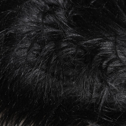 Dolce & Gabbana Black Acrylic Fur Womens Bucket Hat