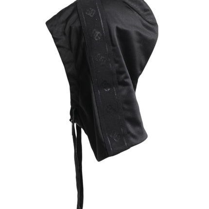Dolce & Gabbana Black Polyester Whole Head Wrap Hat
