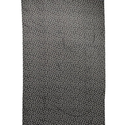Dolce & Gabbana Black Polka Dots Polyester Wrap Shawl Scarf