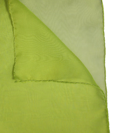 Dolce & Gabbana Green Silk Rectangle Wrap Shawl Neck Warmer Scarf