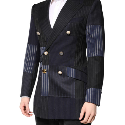 Dolce & Gabbana Multicolor Patchwork Jacket Coat Suit Blazer