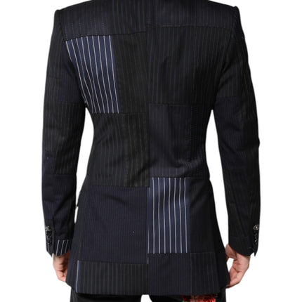 Dolce & Gabbana Multicolor Patchwork Jacket Coat Suit Blazer