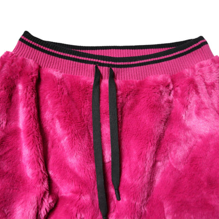 Dolce & Gabbana Pink Acrylic Cargo Jogging Sweatpants Pants