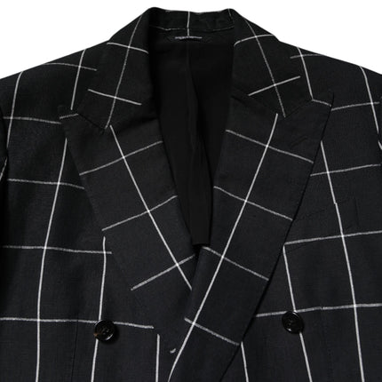 Dolce & Gabbana Black TAORMINA Double Breasted 2 Piece Suit