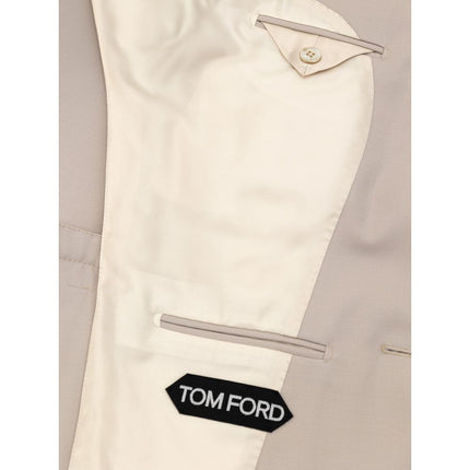 Tom Ford Beige Wool Blazer