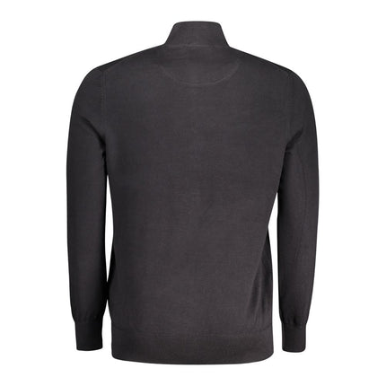 Timberland Black Organic Cotton Men Cardigan