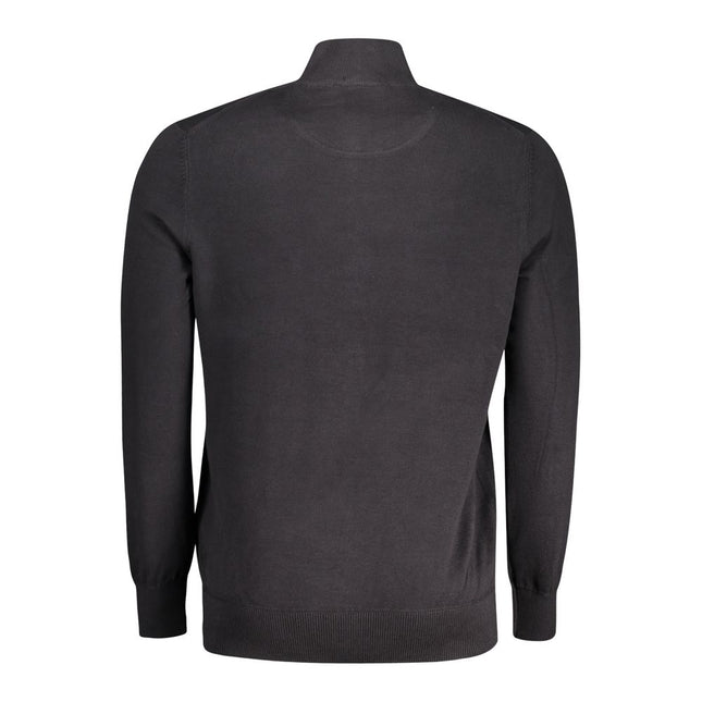 Timberland Black Organic Cotton Men Cardigan