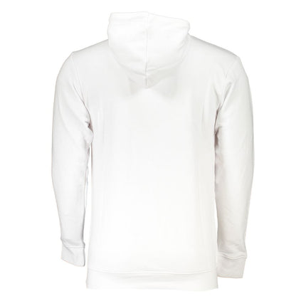Cavalli Class Bianco Cotton Men Sweatshirt