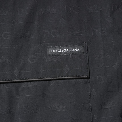 Dolce & Gabbana Black Cotton Men Pajama Set Sleepwear