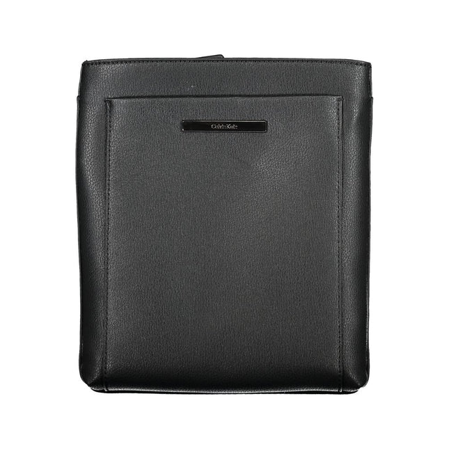 Calvin Klein Black Polyester Men's Shoulder Bag
