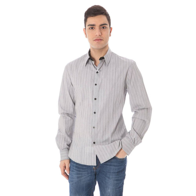 Costume National White Cotton Men's Shirt