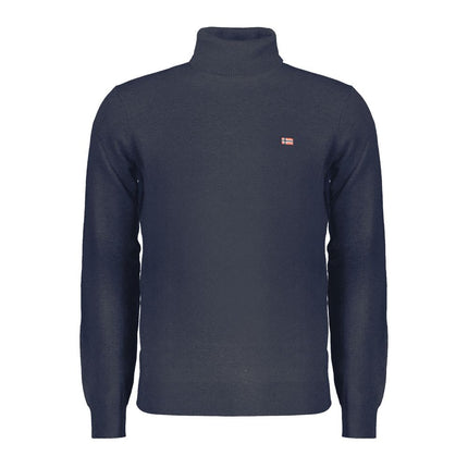 Norway 1963 Blue Wool Men Sweater