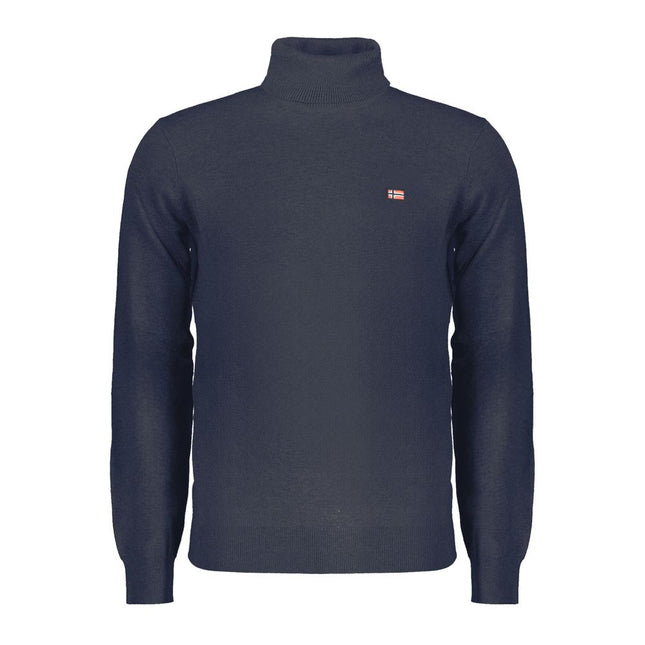 Norway 1963 Blue Wool Men Sweater