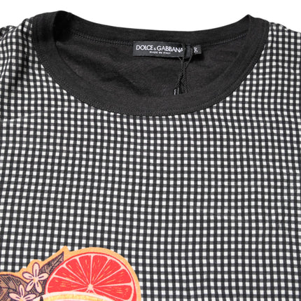 Dolce & Gabbana Black Graphic Print Short Sleeve T-shirt
