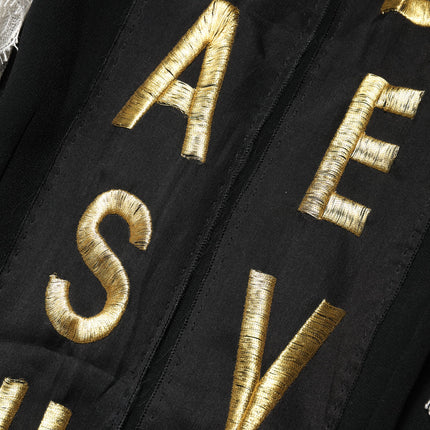 Dolce & Gabbana Black Fashion Devotion Embellish Mini Dress