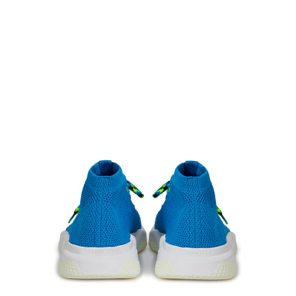 Balenciaga Blue Cotton Athletic Sneakers