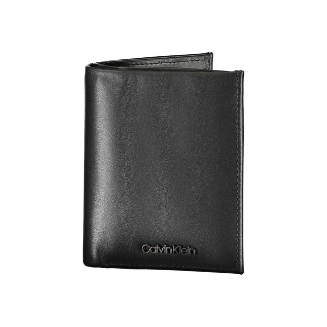 Calvin Klein Nero Leather Men Wallet Calvin Klein