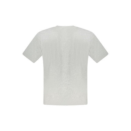 North Sails Grigio Cotton Men T-Shirt