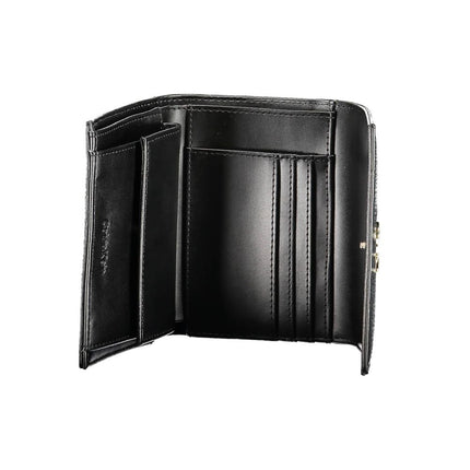 Calvin Klein Black Polyurethane Women Wallet