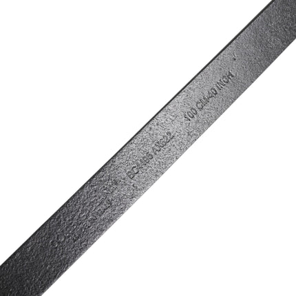 Dolce & Gabbana Black Classic Gold Metal Logo Buckle Belt