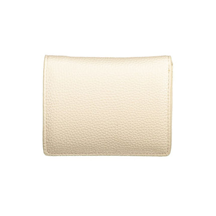 Mario Valentino Beige Polyurethane Women's Wallet