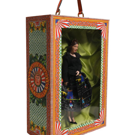 Dolce & Gabbana Black Dress Ceramic Porcelain Fashion Leather Sicily Dolls