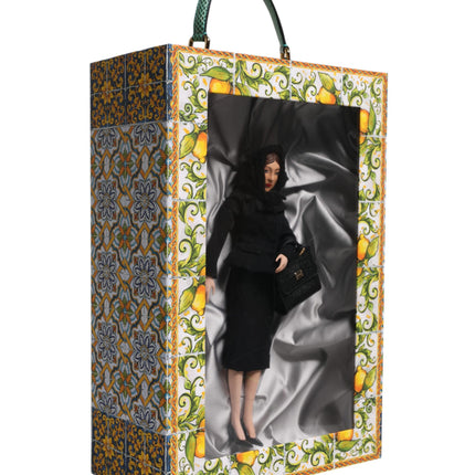 Dolce & Gabbana Black Dress Ceramic Porcelain Fashion Leather Sicily Dolls