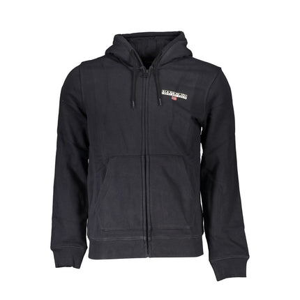 Napapijri Black Cotton Men's Hoodie