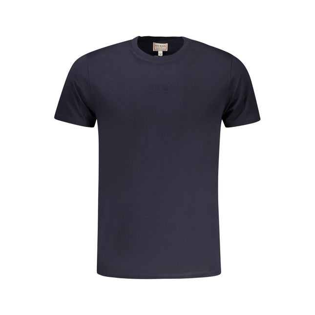 Guess Jeans Blu Cotton Men T-Shirt