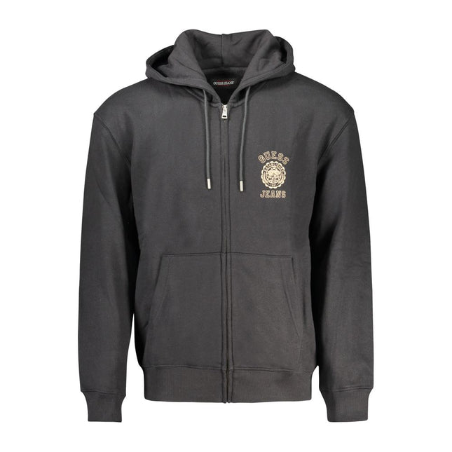 Guess Jeans Black Cotton Men's Sweatshirt
