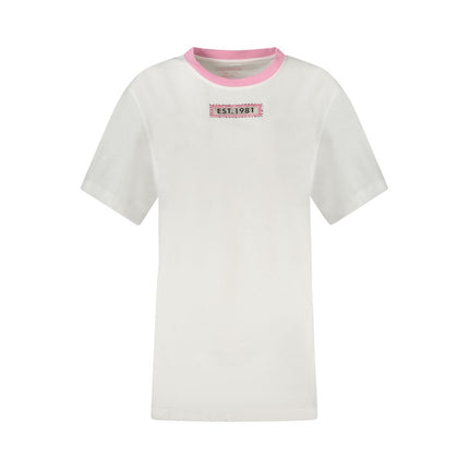Guess Jeans White Cotton Women T-Shirt