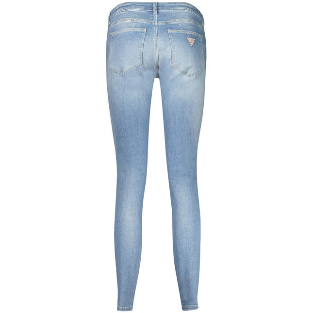 Guess Jeans Blue Cotton Women's Skinny Jean Guess Jeans