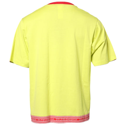 Dolce & Gabbana Green Cotton 85 Patch Crew Neck T-shirt