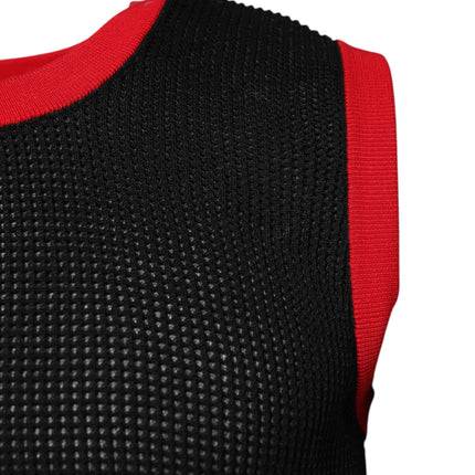 Dolce & Gabbana Black Cotton Slim Fit Round Neck T-shirt