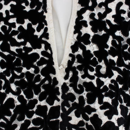 Dolce & Gabbana Floral Lace Ricamo Long Ball Maxi Dress