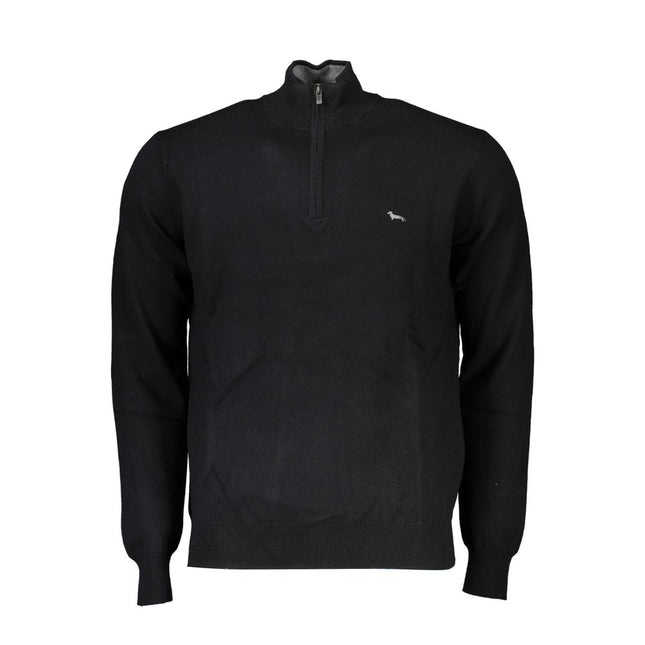 Harmont & Blaine Black Cotton Men Sweater