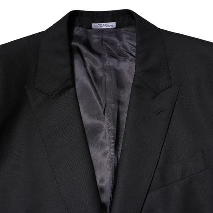 Dolce & Gabbana Dark Blue MARTINI Wool Blazer Coat Jacket