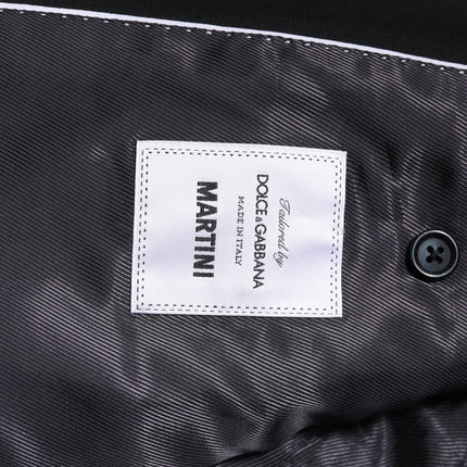 Dolce & Gabbana Dark Blue MARTINI Wool Blazer Coat Jacket