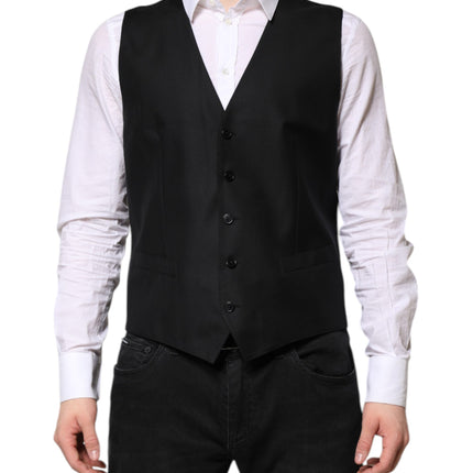 Dolce & Gabbana Black Single Breasted Suit 2 Piece Jacket