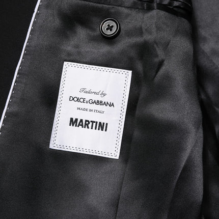 Dolce & Gabbana Black MARTINI Double Breasted Suit Jacket
