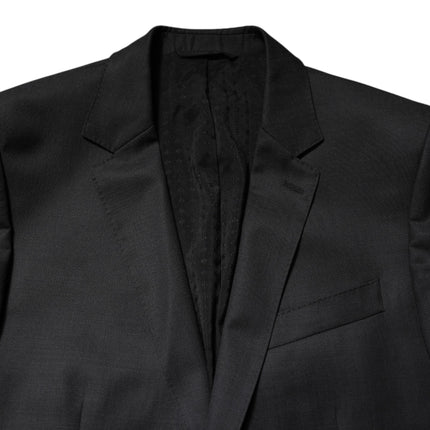 Dolce & Gabbana Dark Gray MARTINI 2 Pc Single Breasted Suit