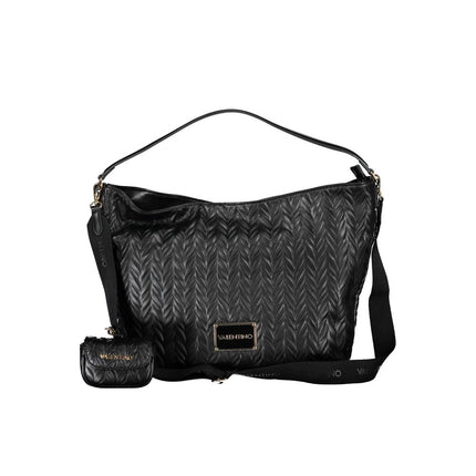 Mario Valentino Black Polyurethane Women's Bag