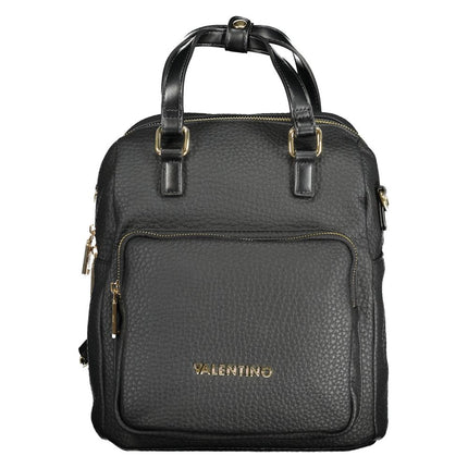 Mario Valentino Black Polyurethane Women's Backpack