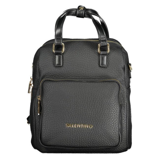 Mario Valentino Black Polyurethane Women's Backpack Mario Valentino