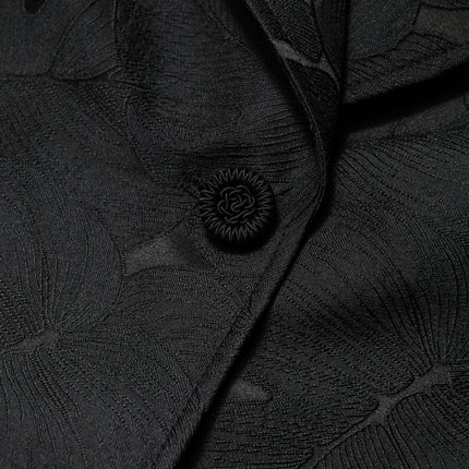 Dolce & Gabbana Black Single Breasted Trench Coat Jacket