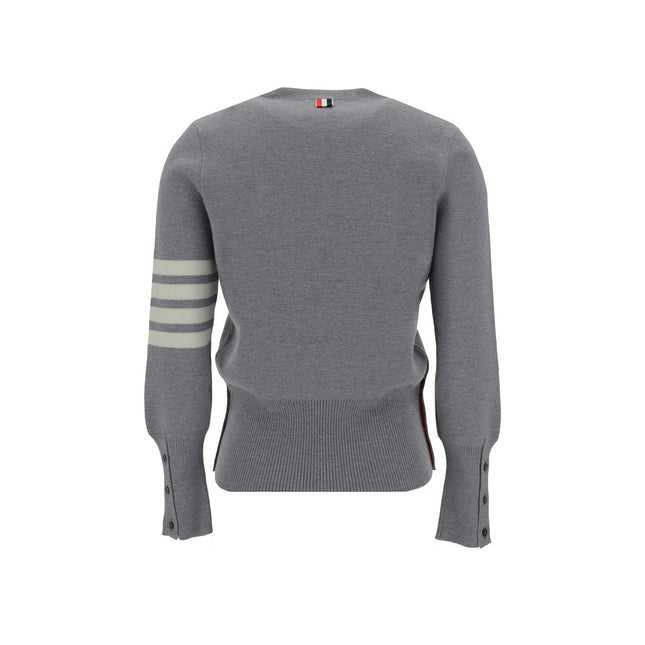 Thom Browne Gray Wool Oves Aries Sweatshirt