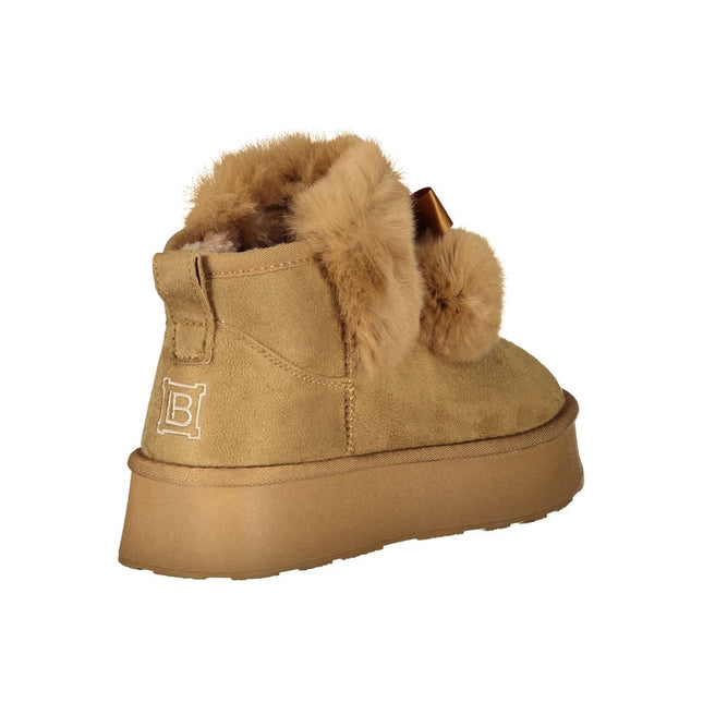Laura Biagiotti Marrone Polyester Women Stivaletto